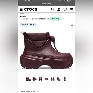 NEW Crocs Stomp Puff Boot